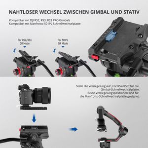 Produktbild für Stativ Neewer TP75, Höhe bis 189 cm
