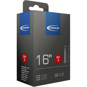 Fahrradschlauch Schwalbe 10463763 SV3, 16 Zoll