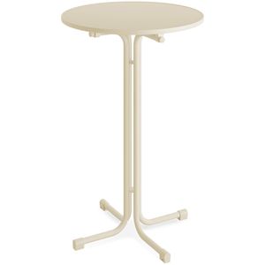 Produktbild für Stehtisch Feros P15381, sand, Ø 80 cm, klappbar