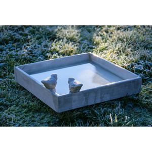 Produktbild für Vogeltränke dobar Carré, 12979e, 29 x 5 x 29 cm