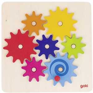 Produktbild für Motorikspielzeug Goki 58530, Zahnradspiel