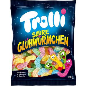 Fruchtgummis Trolli Saure Glühwürmchen