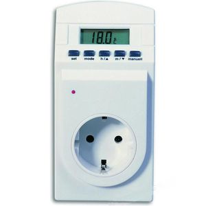 TFA Steckdosenthermostat 37.3000, mit Temperaturfühler, für Heizung,  Zeitschaltuhr – Böttcher AG