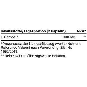 Produktbild für Aminosäuren Qidosha L-Carnosin, 120 Kapseln