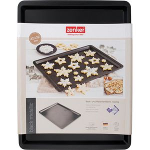 Produktbild für Backblech Zenker Black Metallic Plätzchenblech, aus Stahlblech