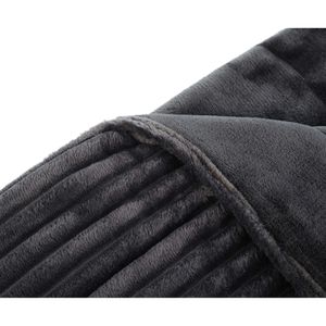 Produktbild für Kuscheldecke Gözze Cord Optik, 40067-91, anthrazit