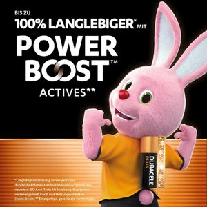 Produktbild für Batterien Duracell Plus Power Boost, Alkaline