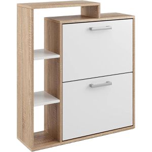 Produktbild für Schuhschrank Vicco Orlando, sonoma eiche / weiß