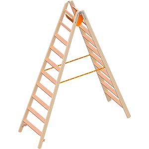 Stehleiter Layher 1020, beidseitig begehbar