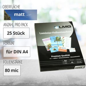 Produktbild für Laminierfolien LMG DIN A4