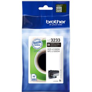 Produktbild für Tinte Brother LC-3233BK schwarz