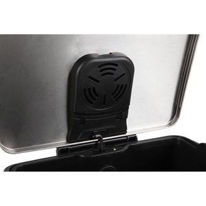 Produktbild für Mülleimer EKO E-Cube, VB 926840, matt schwarz