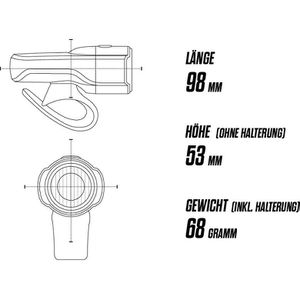 Produktbild für Fahrradlicht Sigma Aura 30 + Curve