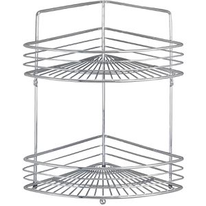 Produktbild für Duschablage Wenko Eckwandablage Milano, verchromt