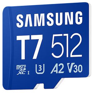 Produktbild für Micro-SD-Karte Samsung T7 MB-MB512T/WW, 512GB
