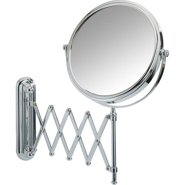 Navaris Kosmetikspiegel mit LED Beleuchtung - Spiegel mit 5fach