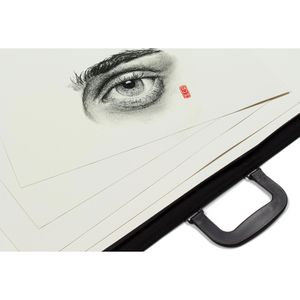 Produktbild für Zeichenmappe Kangaro K-830212, schwarz, A3