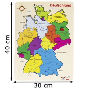 Produktbild für Lernspielzeug Goki 57860, Deutschland II