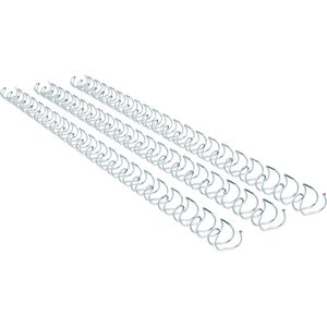 Produktbild für Drahtbinderücken GBC 4400028, silber, für A5
