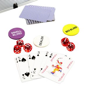 Produktbild für Pokerkoffer Nexos Black Edition, Laser-Chips mit Wertaufdruck