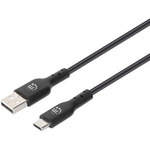Produktbild für USB-Kabel Manhattan 353298, USB 2.0, 1 m