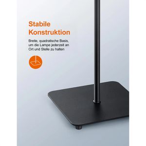 Produktbild für Stehlampe TaoTronics TT-DL072, LED, schwarz, 176 cm