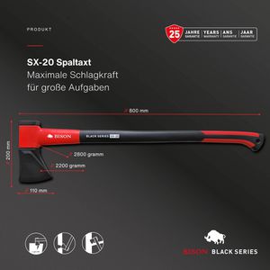 Produktbild für Axt Bison Black Series SX-20