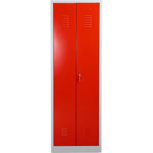Produktbild für Mehrzweckschrank G-Office CLC/FD.1860, abschließbar, rot