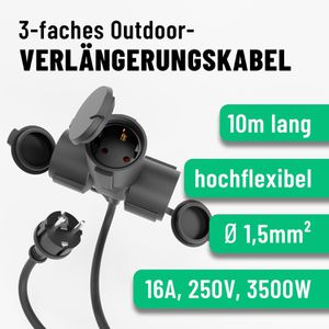 Produktbild für Verlängerungskabel Greate für außen IP44