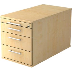 Produktbild für Rollcontainer Hammerbacher H-Serie, aus Holz, ahorn