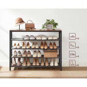 Produktbild für Schuhregal Vasagle LBS205B01, aus Metall
