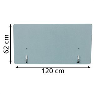 Produktbild für Tischtrennwand hJh-OFFICE 891018, blau