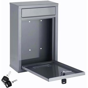 Produktbild für Briefkasten Monzana 105261, silber, aus Stahl