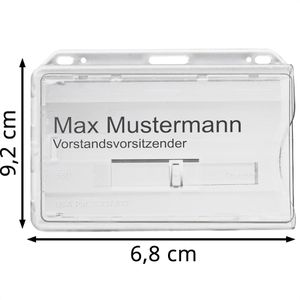 Produktbild für Kartenhalter Böttcher-AG Hartplastik