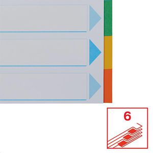 Produktbild für Register Esselte 100192, A4, blanko