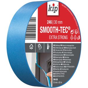 KIP Kreppband 246-30, Smooth Tec, Extra Strong, 30mm x 50m, für Innen und Außen