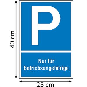 Produktbild für Parkplatzschild SafetyMarking aus Kunststoff