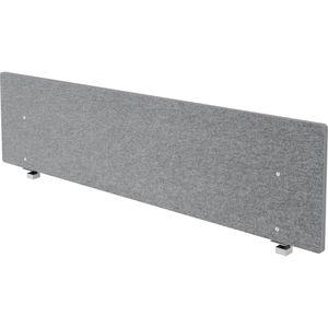 Produktbild für Tischtrennwand Hammerbacher Basic, grau