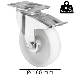 Produktbild für Schwerlastrolle CASCOO Serie N0N0, Lenkrolle