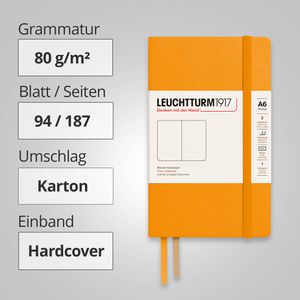 Produktbild für Notizbuch Leuchtturm1917 Pocket, 365625, Karton Hardcover