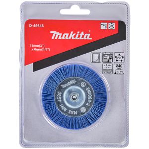 Produktbild für Drahtbürste Makita D-45646, fein, Scheibenbürste Ø 75mm