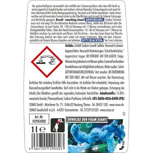 Produktbild für Autoshampoo Sonax Xtreme FoarmGiant, mit Apfelduft