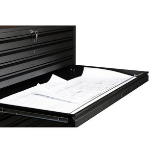 Produktbild für Planschrank G-Office MPC/5, schwarz, DIN A0