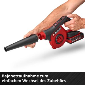 Produktbild für Akku-Gebläse Einhell TE-CB 18/270 Li-Solo, 3408045, Akku