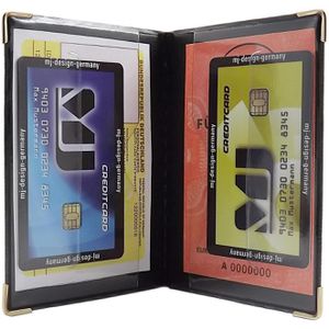 Ausweisetui MJ-Design-Germany 2242, schwarz, aus Kunstleder