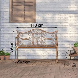 Produktbild für Gartenbank CLP Tara, 11177132, 2-Sitzer