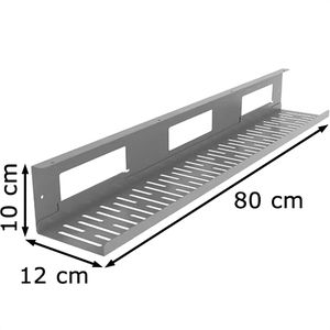 Produktbild für Kabelwanne FlexiSpot CMP051LS, grau
