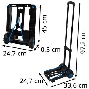 Produktbild für Sackkarre BrüderMannesmann Mini, M00925, klappbar