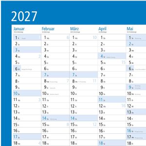 Produktbild für Plakatkalender Herlitz 400208028, Wandplaner, Jahr 2027