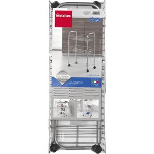 Produktbild für Nischenregal Metaltex Lugano, 340103039, mit Rollen